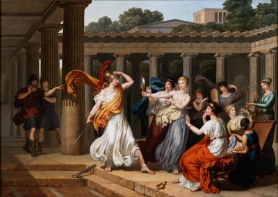 Odysseus Recognizes Achilles Amongst the Daughters of Lycomedes by Louis Gauffier